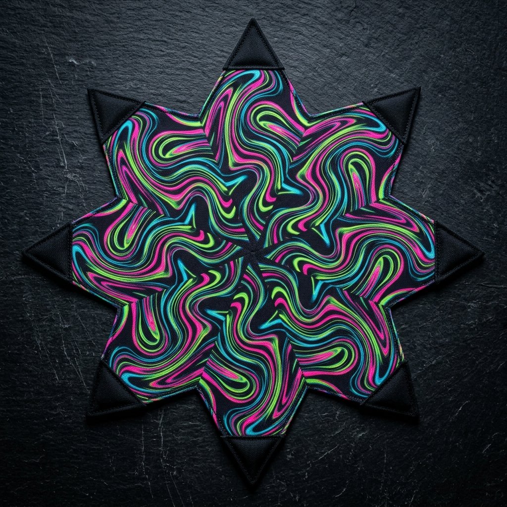 FlowBros Dapostar - Psychedelic Neon Wave