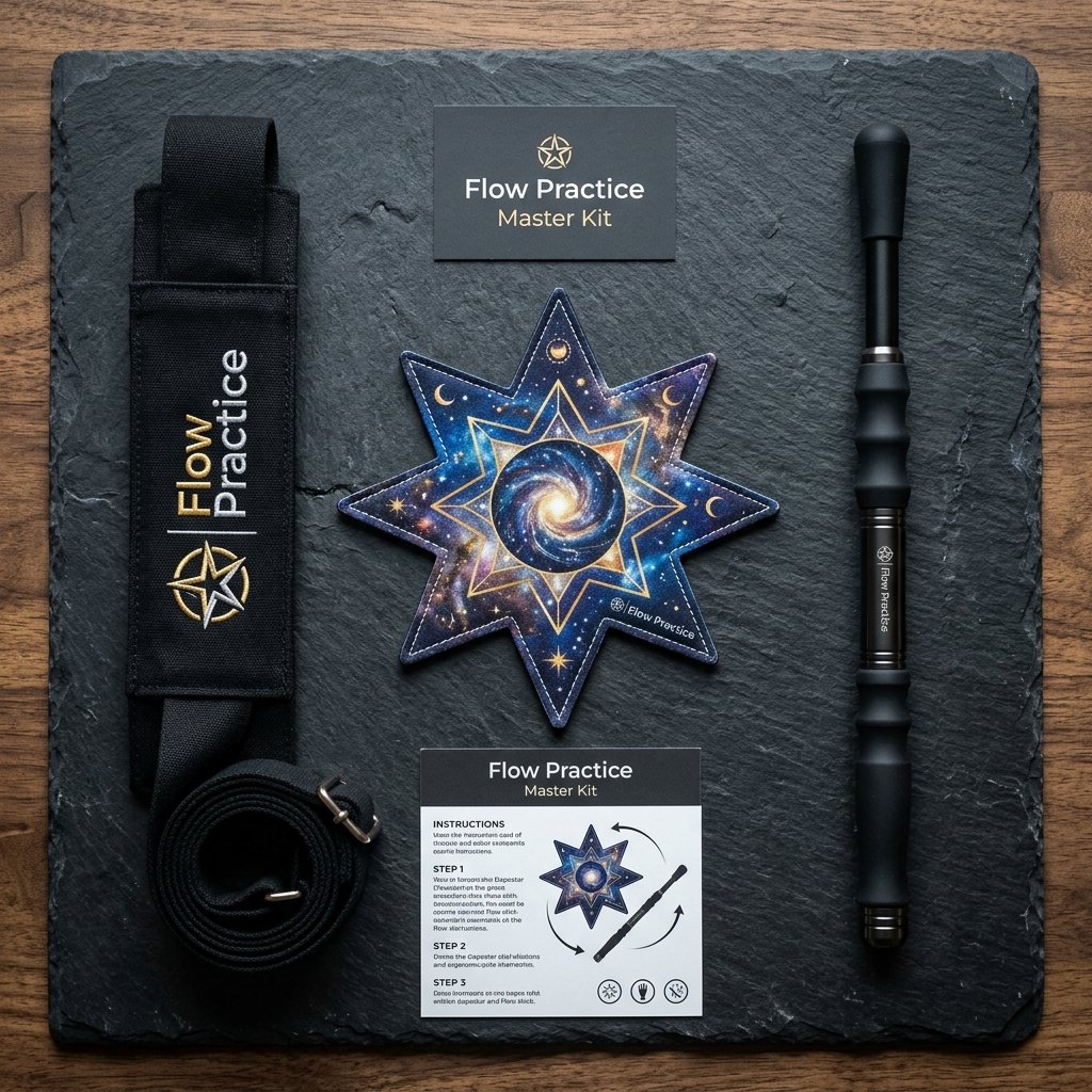 Flow Practice Master Kit (Dapostar + Flow Stick + Pouch)