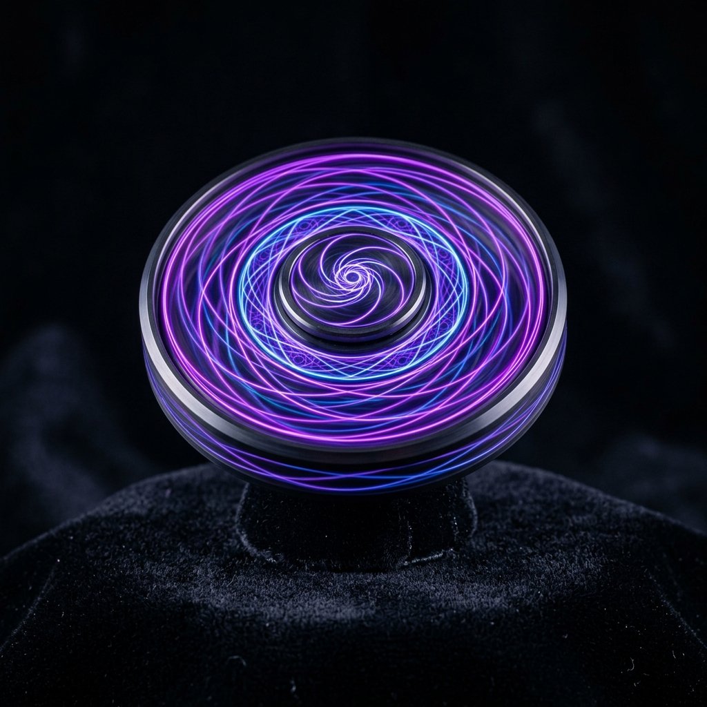 FlowChakra Illusionary Spiral - Neon Violet